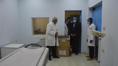 نائب محافظ الجيزة يتفقد مستشفى أوسيم المركزي