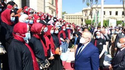 بالصور .. شاهد استعدادات جامعة القاهرة لانطلاق العام الدراسي الجديد