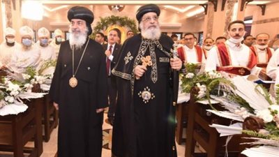 بالصور.. كواليس تدشين البابا لكنيسة العذراء بالعاشر من رمضان بعد تجديدها