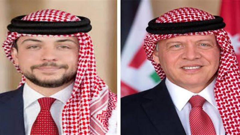 ملك الأردن وولى عهده