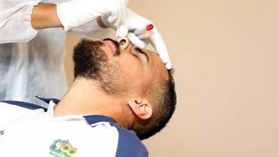 المصري البورسعيدي يجري المسحة السادسة ببرج العرب