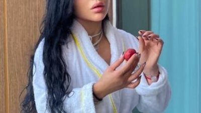 هيفاء وهبى تجذب أنظار جمهورها بإطلالة عفوية والسر فى ”البرنص”