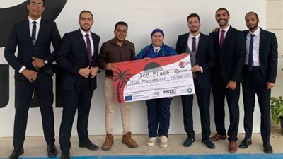 بالصور .. ”هندسة” جامعة بدر تحصل على المركز الـ3 فى مسابقة معسكر ”الدراجون”