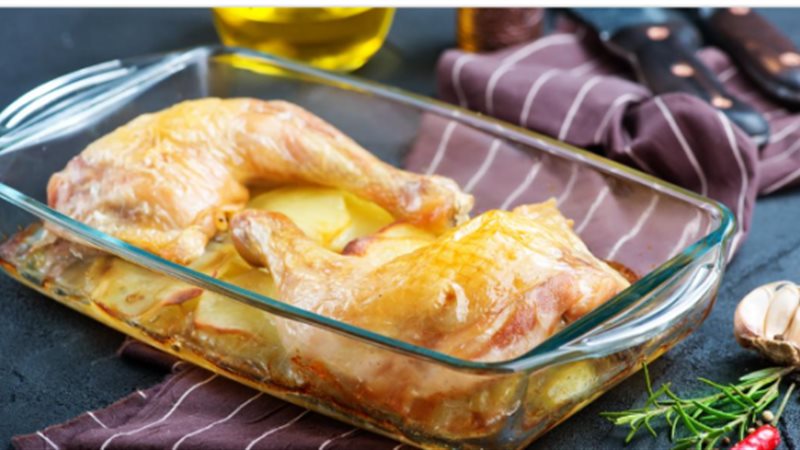 صينية بطاطس بالفراخ