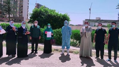 خروج 9 حالات جديدة من المصابين بكورونا من حميات بنى سويف