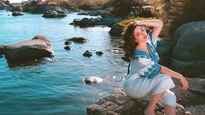 بالصور.. نسرين طافش تستمتع بإجازتها الصيفية بمدينة السحر والجمال