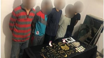 سقوط حرامية المشغولات الذهبية من داخل مسكن بالأقصر