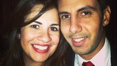 إنجي وجدان تتغزل في زوجها بمناسبة عيد زواجهما: سندي وضهري