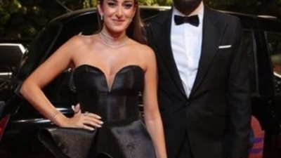 أمينة خليل تثير الجدل بإطلالة رومانسية مع تامر هاشم فى أحدث ظهور