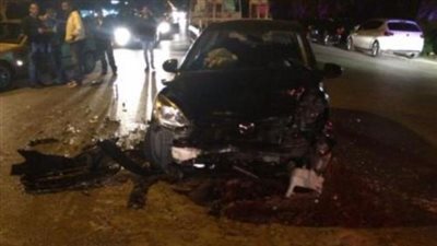مصرع شخص وإصابة شخصين آخرين فى حادث تصادم بصلاح سالم
