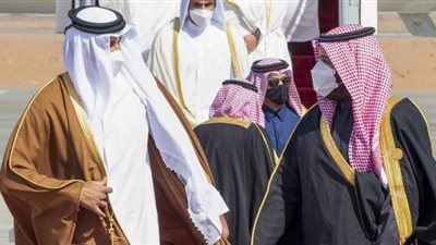 رسالة عاجلة من أمير قطر لـ ولي العهد السعودي