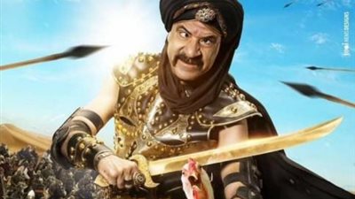 محمد سعد يروج لمسرحيته الجديدة ”اللمبى فى الجاهلية”