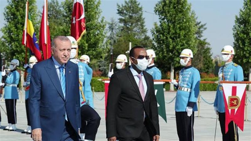 آبي أحمد وأردوغان