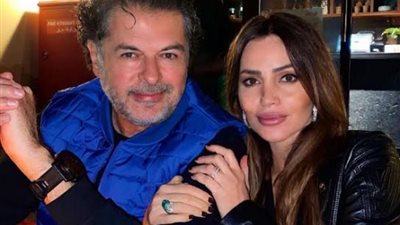 راغب علامة يغازل زوجته بكلمات رومانسية فى عيد ميلادها