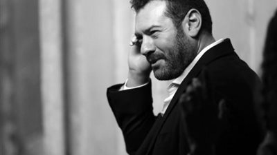 بالصور.. عمرو يوسف من كواليس مسلسل ”وعد إبليس ”