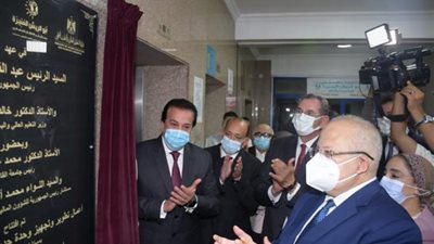 بالصور .. عبد الغفار والأمين والخشت يفتتحون أحدث عمليات تطوير مسستشفى أبو الريش ”المنيرة” للأطفال