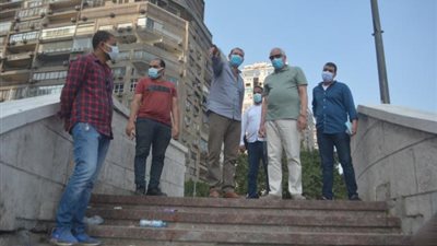 شاهد..محافظ الجيزة يتفقد أعمال تطوير محاور البحر الأعظم والنيل السياحي ومراد