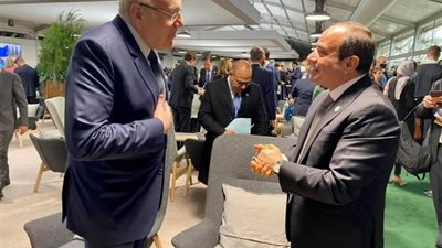 السيسي يلتقى مع اشتية والدبيبة وميقاتى على هامش قمة تغير المناخ في جلاسجو