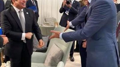 عاجل.. متحدث الرئاسة ينشر صورة لقاء الرئيس السيسي و أمير قطر