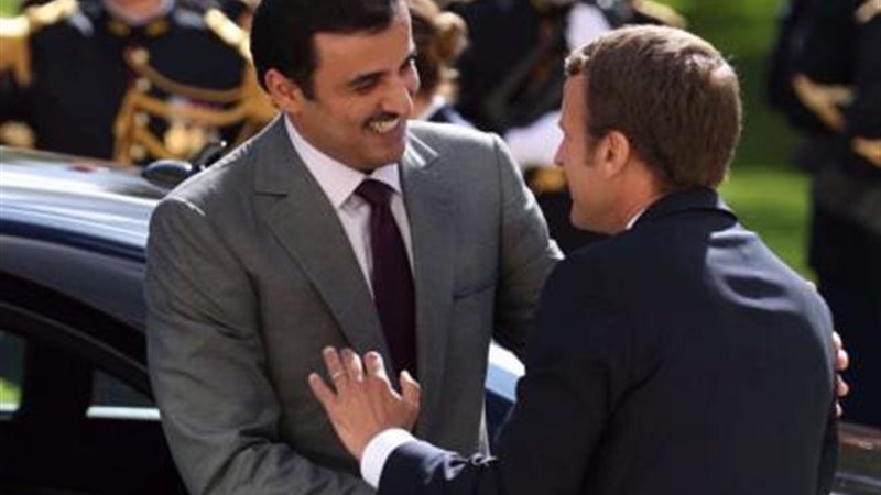 تميم وماكرون