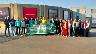 350 طالب من كليتي التكنولوجيا وهندسة حلوان يشاركون في معرض شركات الطاقة الكهربية