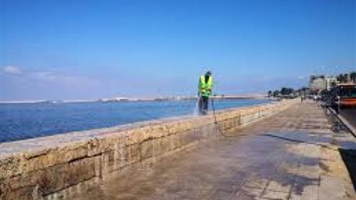 هدوء بكورنيش الإسكندرية فى ثانى أيام العيد