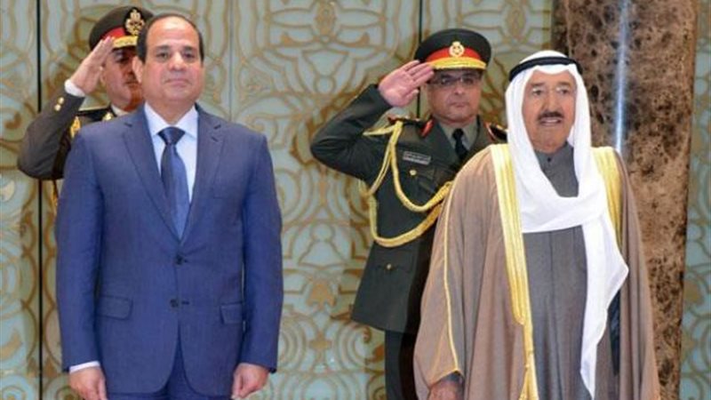 السيسي وأمير الكويت