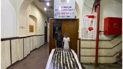 تفاصيل ضبط 100 طربة حشيش بحوزة إثنين من العناصر الإجرامية بالإسكندرية