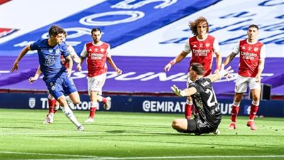 الشوط الأول تشيلسي يتعادل 1-1 مع الارسنال في نهائي كأس الاتحاد