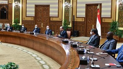 تفاصيل لقاء السيسي مع النواب العموم العرب والأفارقة