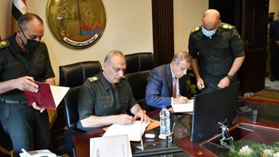 توقيع بروتوكول تعاون بين الهيئة الهندسية وجامعة عين شمس لبناء جامعة عين شمس الاهليةً