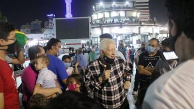 مرتضى منصور يفتتح مسجد طبيب الغلابة بنادي الزمالك