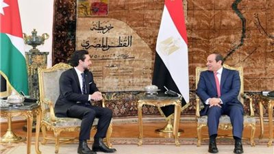 أول تعليق لـ ولي عهد الأردن علي اجتماعه مع الرئيس السيسي