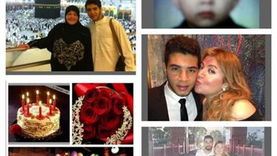 قلبي وحبيبي وأبويا.. مها أحمد تحتفل بعيد ميلاد نجلها عادل كامل