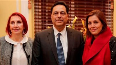 إصابة زوجة رئيس وزراء لبنان وابنته فى انفجار بيروت