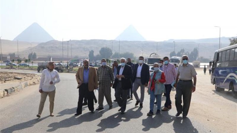 محافظ الجيزة خلال