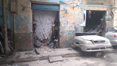 محافظة الجيزة تخلى عقار بولاق المنهار جزئيا