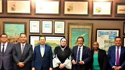 وزيرة التجارة والصناعة تبحث مع نظيرها الجنوب افريقي سبل تعزيز التعاون التجاري والصناعي بين البلدين