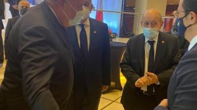 مباحثات هامة لشكرى مع وزراء خارجية اليونان وقبرص وفرنسا فى أثينا