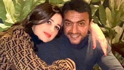 بالصور.. أحمد العوضى فى أول ظهور له بعد تعرض زوجته لوعكة صحية