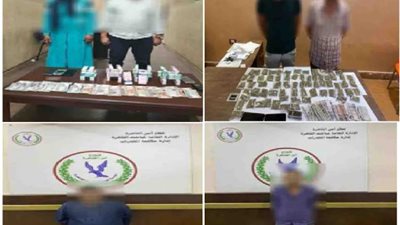 بالصور .. تجار السموم فى قبضة مباحث القاهرة