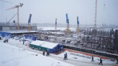 «روساتوم» تنتهي من بناء الأساس الخرساني لمفاعل النيوترون السريع BREST-OD-300