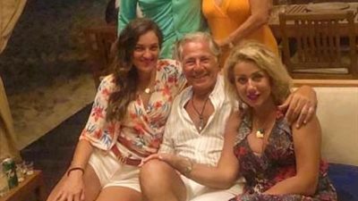 بالفيديو.. قبلة رومانسية من فاتن موسي لزوجها مصطفى فهمي في عيد ميلاده