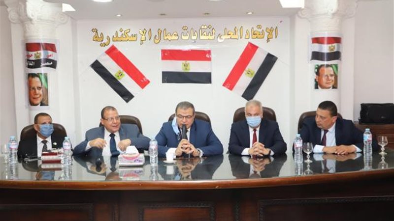لقاء وزير القوي العاملة