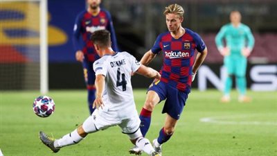 مرور 70 دقيقة بتقدم برشلونة على نابولي بثلاثية