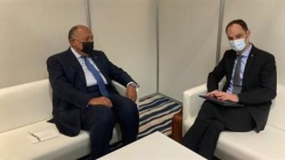 شكرى يبحث مع نظيره السلوفينى القضايا ذات الاهتمام المشترك