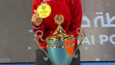 فوز طالبة بجامعة القاهرة بالمركز الأول في بطولة العالم للكارتيه (كوميتيه)