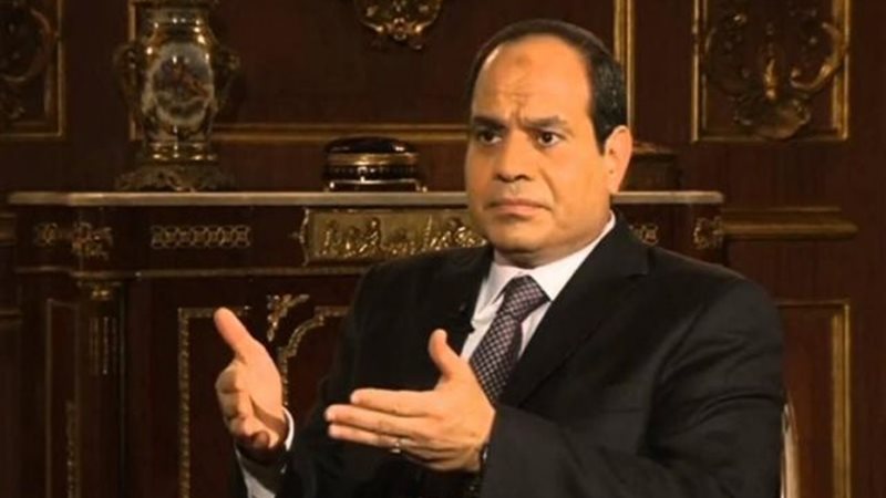 الحديث مع السيسى