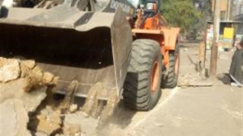 حملات إزالة بحدائق
