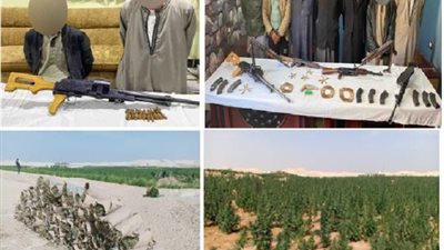بالصور.. تفاصيل الحملة الأمنية لضبط تجار المخدرات والأسلحة بأسيوط